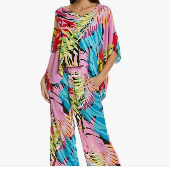 Natori Other - Natori Multicolor Tropical Print PJ Set